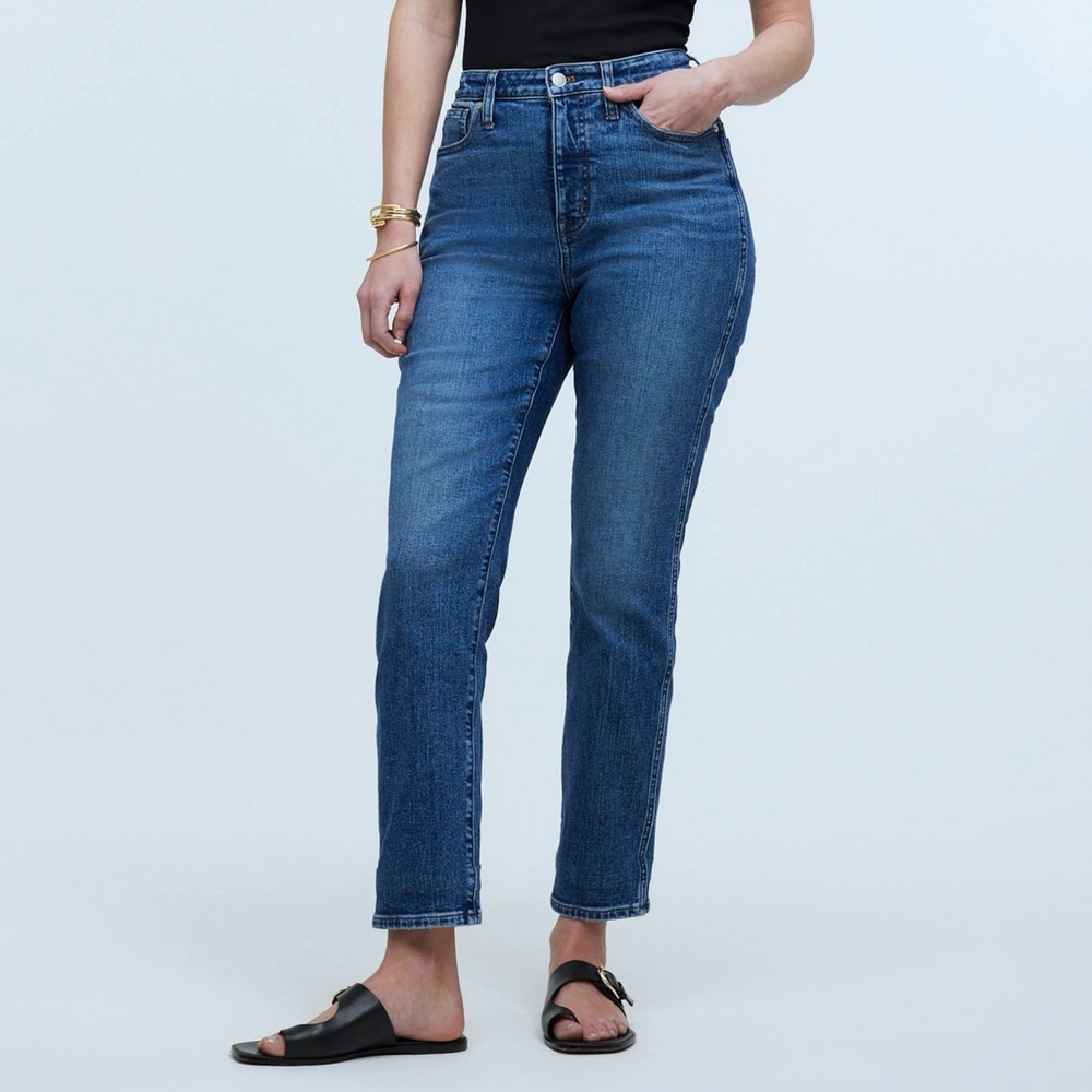 Madewell Curvy Stovepipe Jeans - Heathridge Wash
